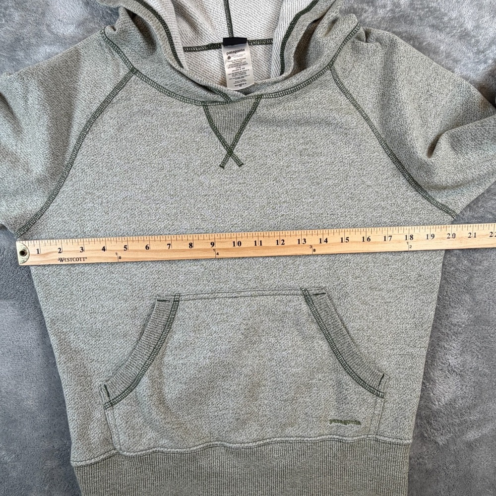 Patagonia Cloud Stack Pullover Hoodie Green Womens Medium - Picture 8 of 12